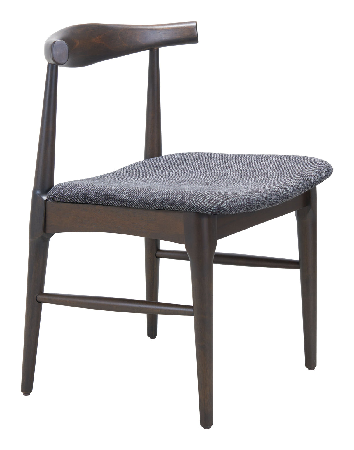 Tuzka Gray & Espresso Dining Chair (Set of 2) by Zuomod at Eve Furniture