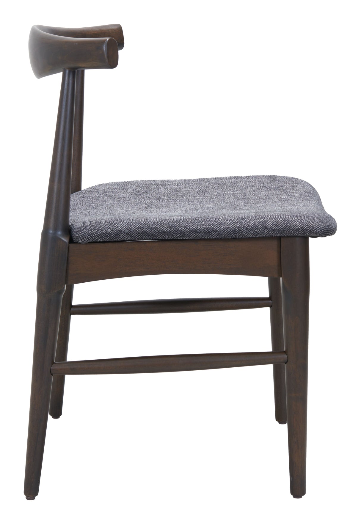 Tuzka Gray & Espresso Dining Chair (Set of 2) by Zuomod at Eve Furniture