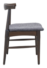 Tuzka Gray & Espresso Dining Chair (Set of 2) by Zuomod at Eve Furniture