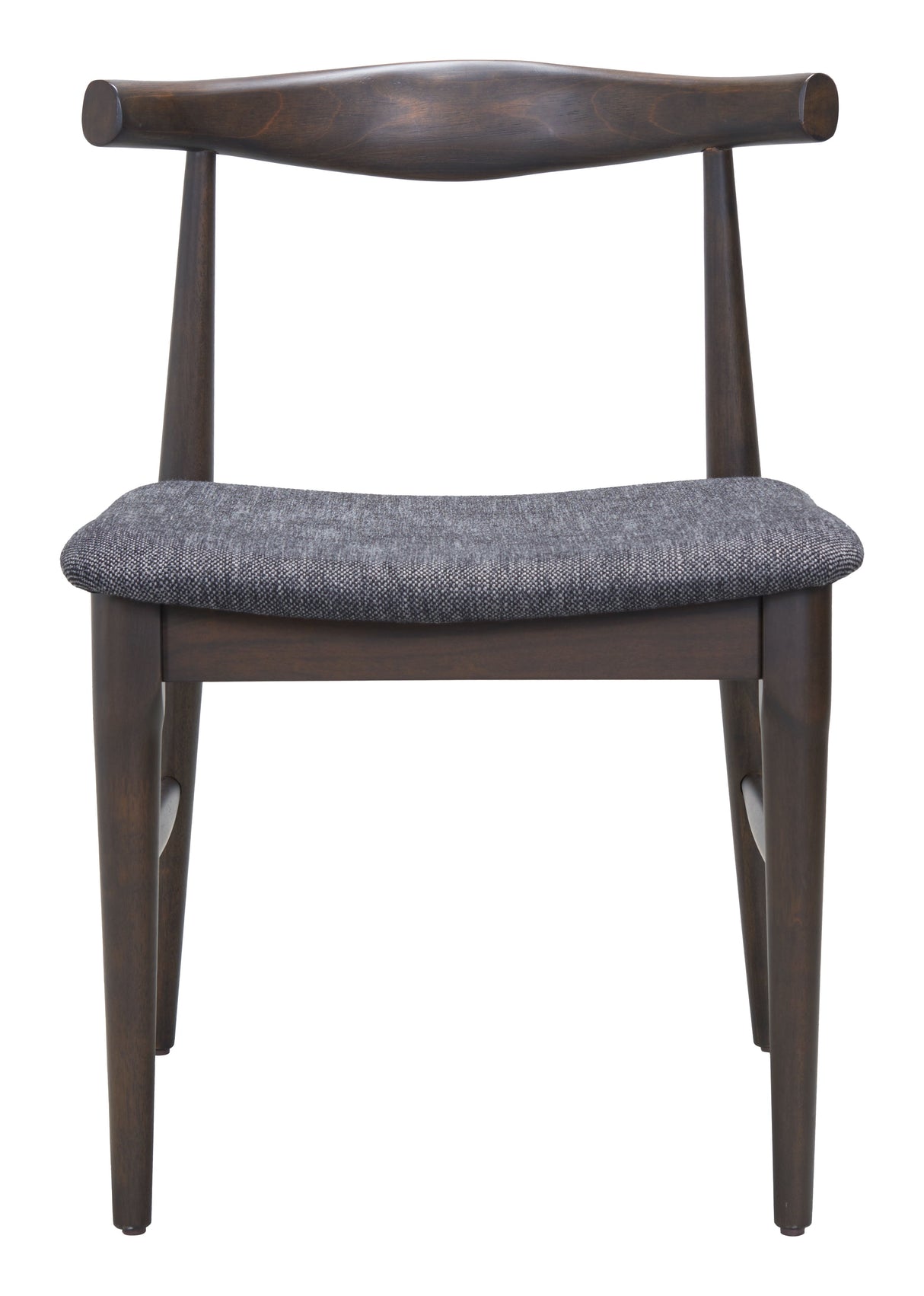 Tuzka Gray & Espresso Dining Chair (Set of 2) by Zuomod at Eve Furniture
