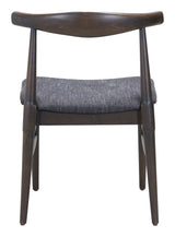 Tuzka Gray & Espresso Dining Chair (Set of 2) by Zuomod at Eve Furniture
