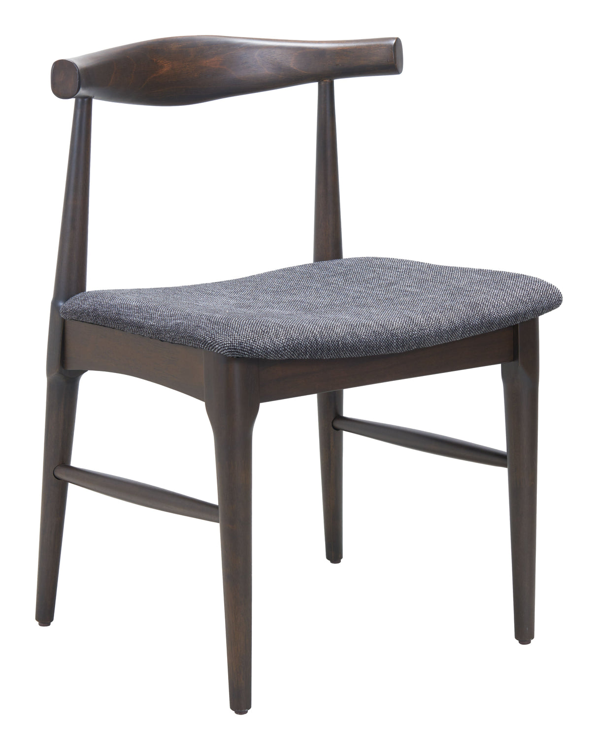 Tuzka Gray & Espresso Dining Chair (Set of 2) by Zuomod at Eve Furniture