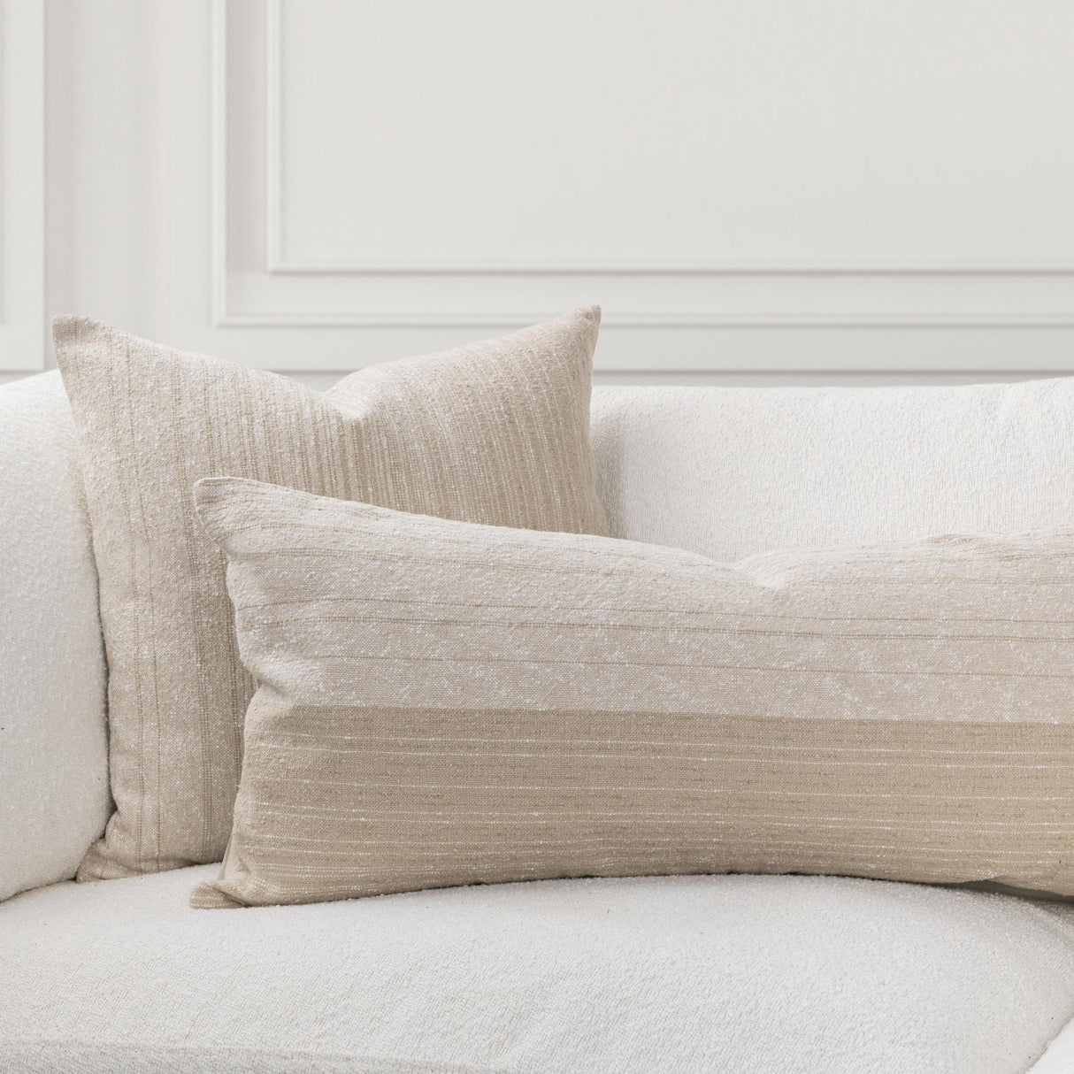 TW Beryl Natural/ Ivory Throw Pillow (Set of 2) by Classic Home at Eve Furniture