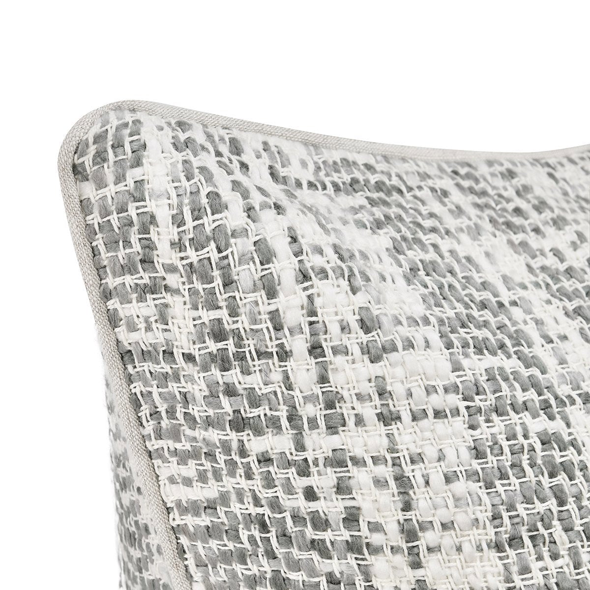 TW Brax Gray/Ivory 22x22 Throw Pillow (Set of 2) by Classic Home at Eve Furniture