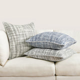 TW Brax Gray/Ivory 22x22 Throw Pillow (Set of 2) by Classic Home at Eve Furniture