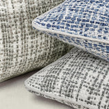 TW Brax Gray/Ivory 22x22 Throw Pillow (Set of 2) by Classic Home at Eve Furniture
