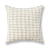 TW Sari Beige Natural/Ivory 26x26 Throw Pillow (Set of 2) by Classic Home at Eve Furniture