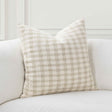TW Sari Beige Natural/Ivory 26x26 Throw Pillow (Set of 2) by Classic Home at Eve Furniture