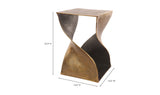 Twist Accent Table Brass by Moe's Home at Eve Furniture