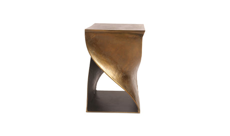 Twist Accent Table Brass by Moe's Home at Eve Furniture