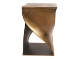 Twist Brass Accent Table