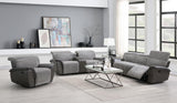 Twist Grey 3-Piece Reclining Living Room Set by New Era Innovations at Eve Furniture