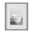 Two Artisan Bowls by Mark Chandon a Framed Art Print Matted under Glass by Mercana at Eve Furniture