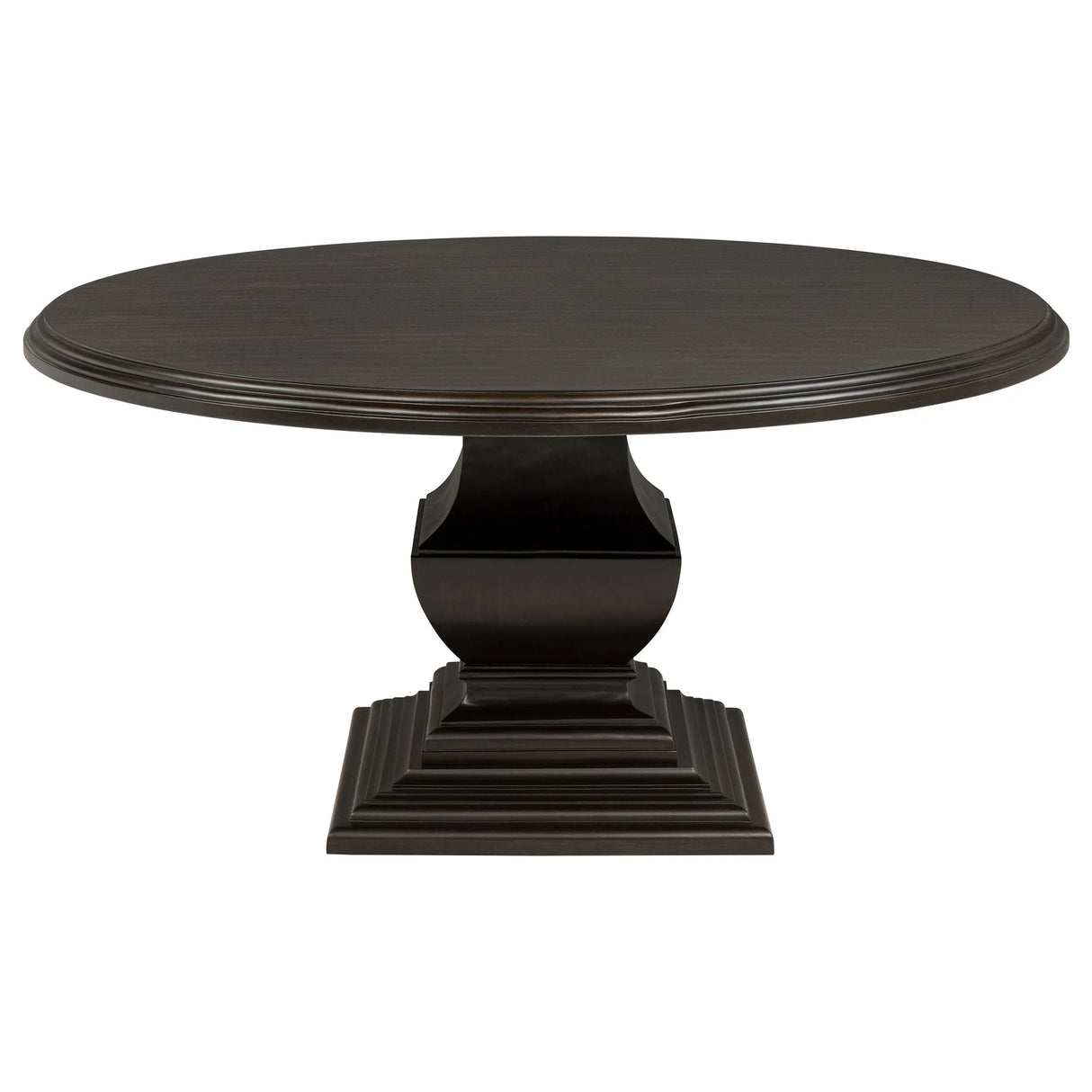 Twyla Dark Cocoa 60-inch Round Wood Dining Room Table by Coaster at Eve Furniture