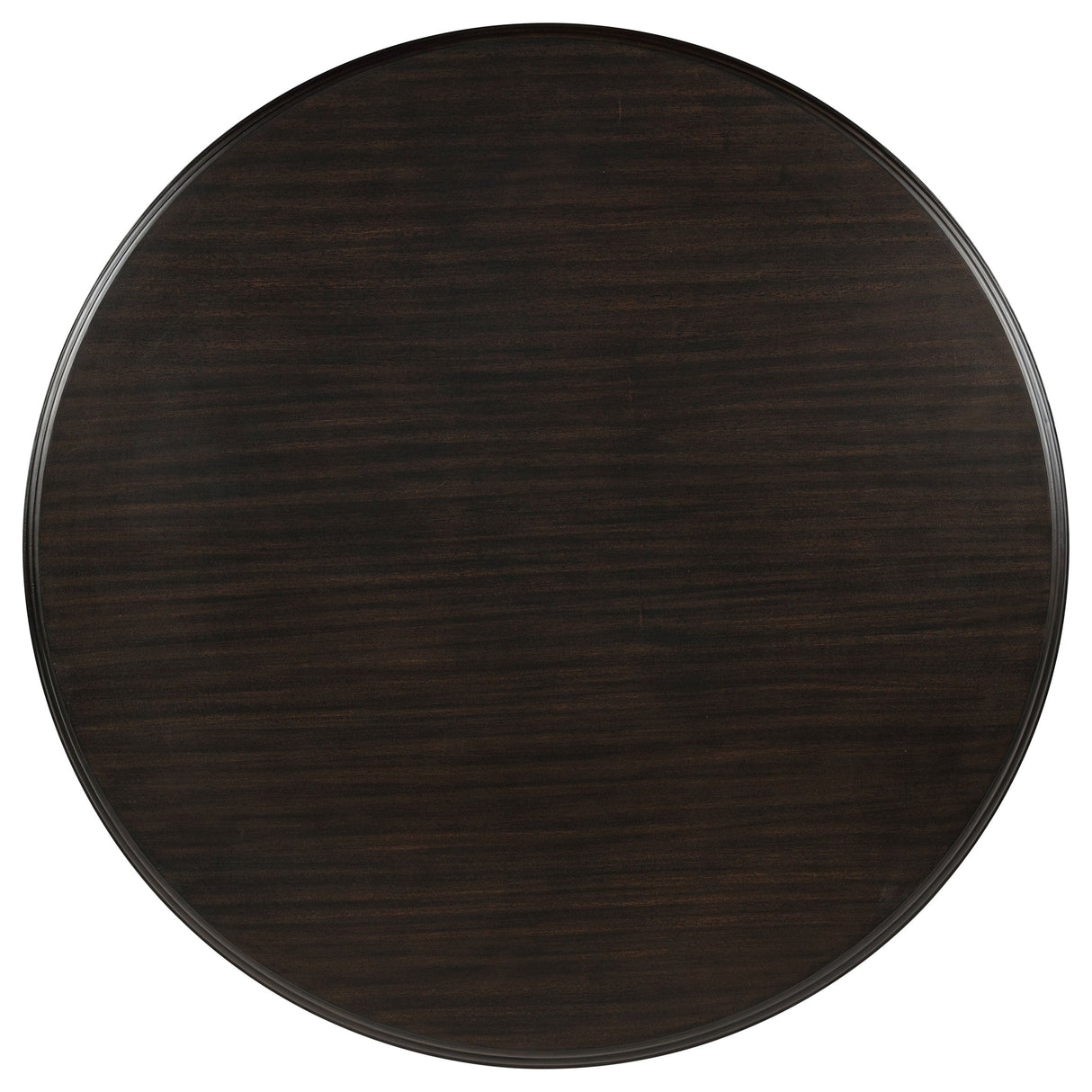 Twyla Dark Cocoa 60-inch Round Wood Dining Room Table by Coaster at Eve Furniture