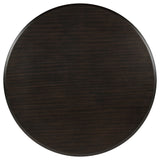 Twyla Dark Cocoa 60-inch Round Wood Dining Room Table by Coaster at Eve Furniture