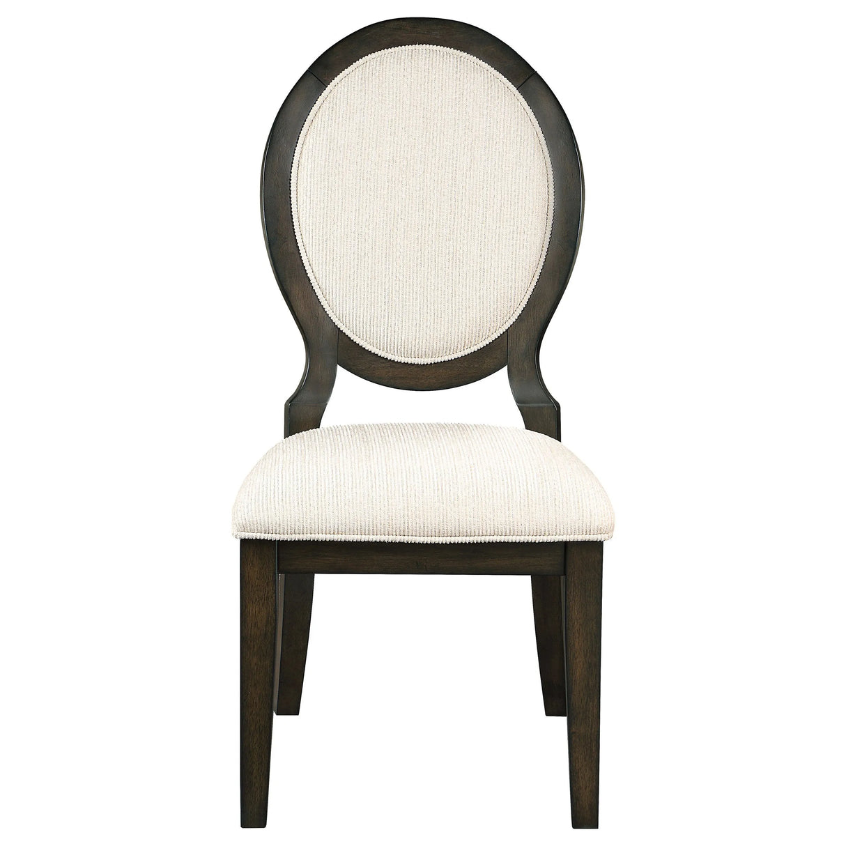 Twyla Dark Cocoa 7-piece Round Wood Dining Room Table Set by Coaster at Eve Furniture