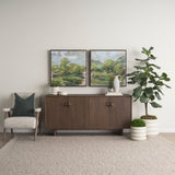 Twyla Short Cream Glazed Ring Pot by Mercana at Eve Furniture