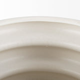 Twyla Tall Cream Glazed Floor Ceramic Vase by Mercana at Eve Furniture