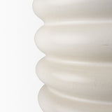 Twyla Tall Cream Glazed Floor Ceramic Vase by Mercana at Eve Furniture