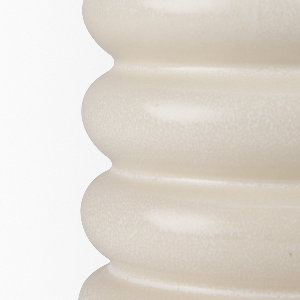Twyla Tall Cream Glazed Ring Pot by Mercana at Eve Furniture