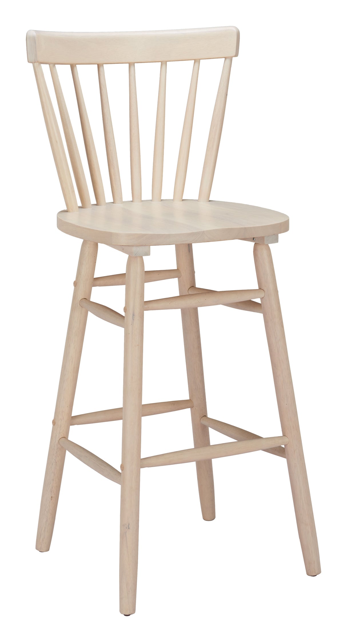 Tyce Natural Barstool (Set of 2) by Zuomod at Eve Furniture