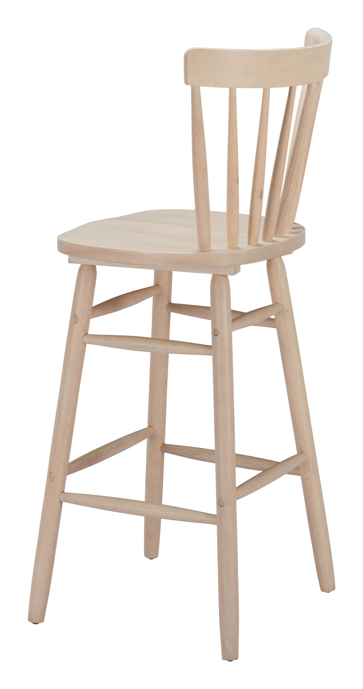 Tyce Natural Barstool (Set of 2) by Zuomod at Eve Furniture