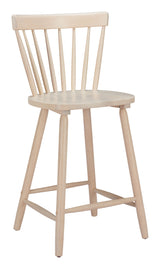 Tyce Natural Counter Stool (Set of 2) by Zuomod at Eve Furniture