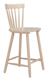 Tyce Natural Counter Stool (Set of 2) by Zuomod at Eve Furniture