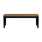 Tyler Black/Brown 65" Dining Room Set by Homelegance at Eve Furniture