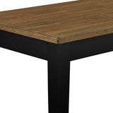Tyler Black/Brown 65" Dining Room Set by Homelegance at Eve Furniture