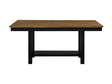 Tyler Brown/Black Dining Table by Homelegance at Eve Furniture