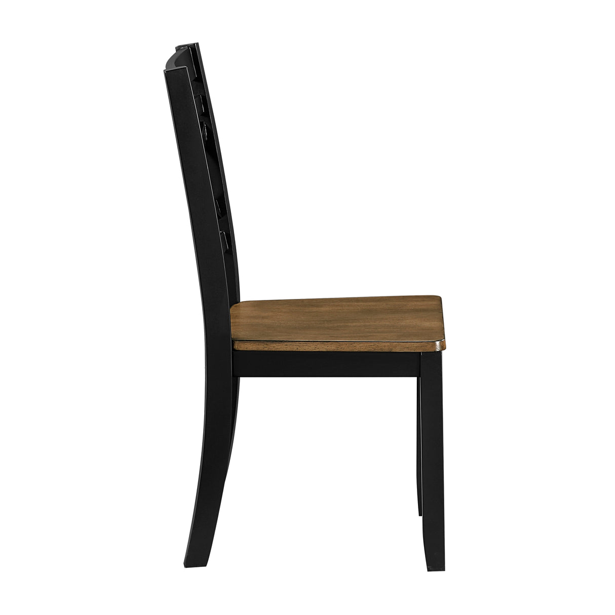 Tyler Brown/Black Side Chair, Set of 2 by Homelegance at Eve Furniture