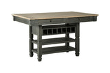 Tyler Creek Black/Gray Counter Height Dining Table by Ashley at Eve Furniture