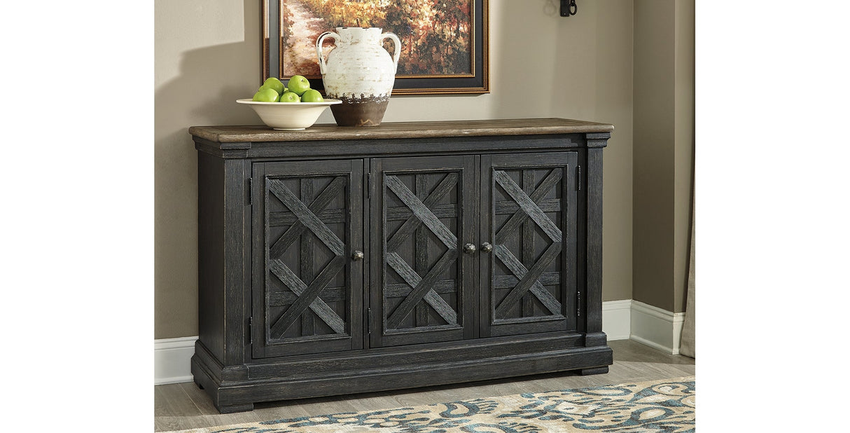 Tyler Creek Black/Gray Dining Server by Ashley at Eve Furniture