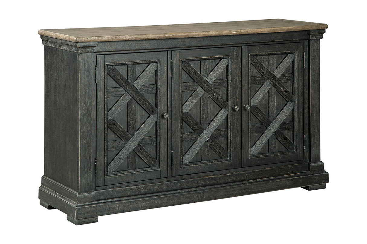 Tyler Creek Black/Gray Dining Server by Ashley at Eve Furniture