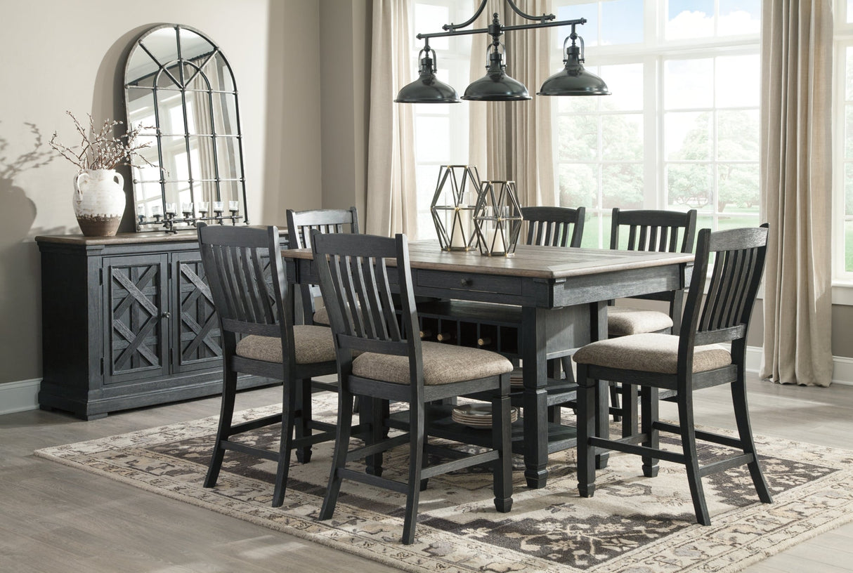 Tyler Creek Black/Gray Dining Server by Ashley at Eve Furniture