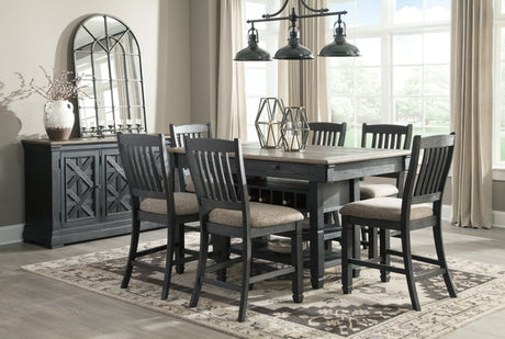 Tyler Creek Black/Gray Dining Server by Ashley at Eve Furniture
