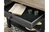 Tyler Creek Black/Gray Dining Table by Ashley at Eve Furniture
