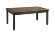 Tyler Creek Black/Gray Dining Table by Ashley at Eve Furniture