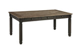 Tyler Creek Black/Gray Dining Table by Ashley at Eve Furniture