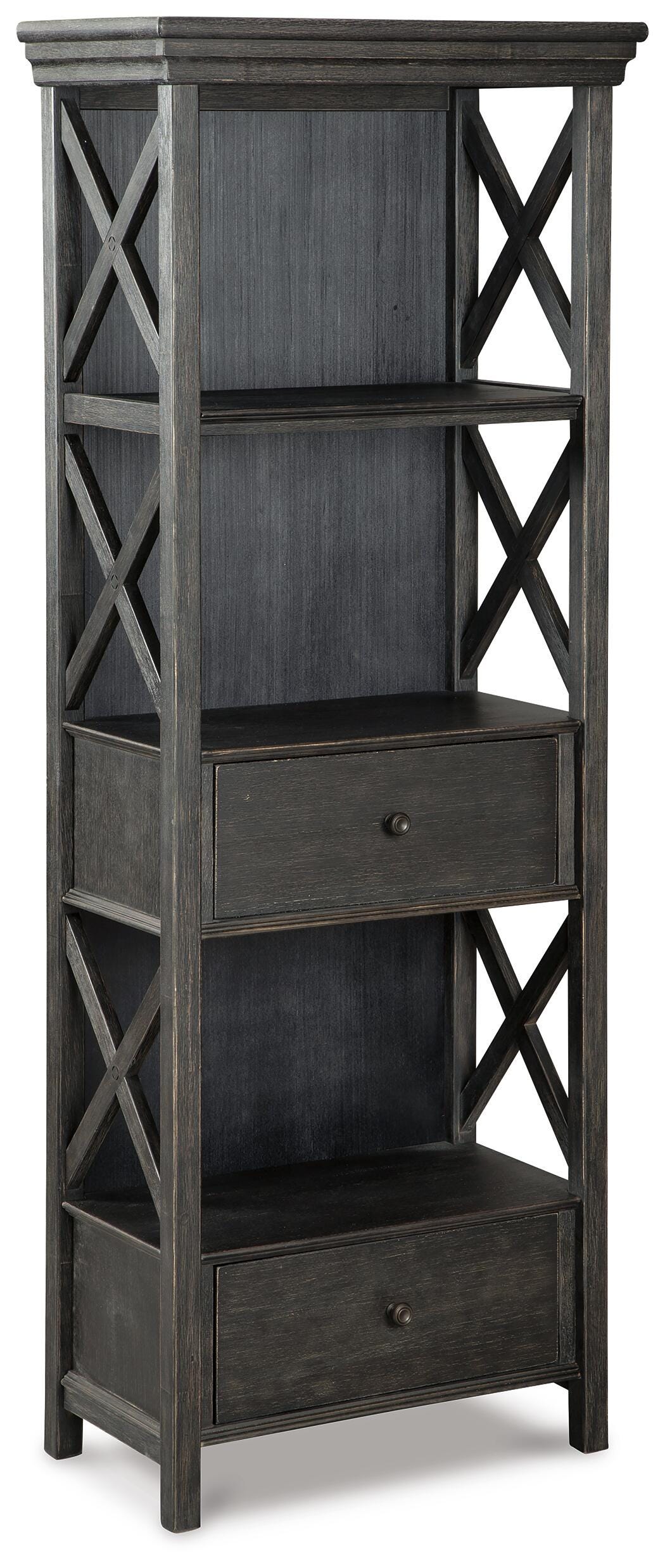 Tyler Creek Black/Gray Display Cabinet by Ashley at Eve Furniture