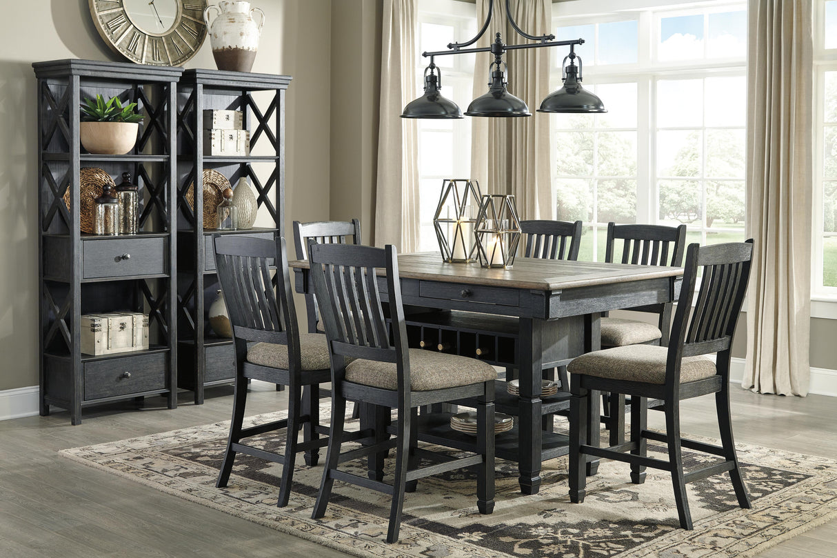 Tyler Creek Black/Gray Display Cabinet by Ashley at Eve Furniture