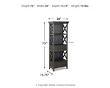 Tyler Creek Black/Gray Display Cabinet by Ashley at Eve Furniture