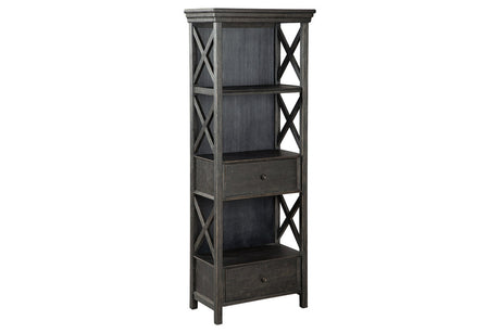 Tyler Creek Black/Gray Display Cabinet by Ashley at Eve Furniture
