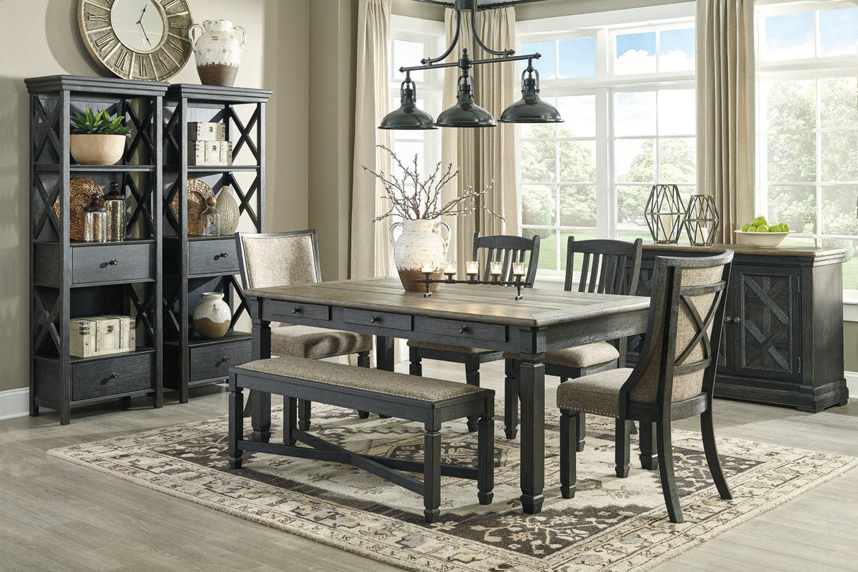 Tyler Creek Black/Gray Display Cabinet by Ashley at Eve Furniture