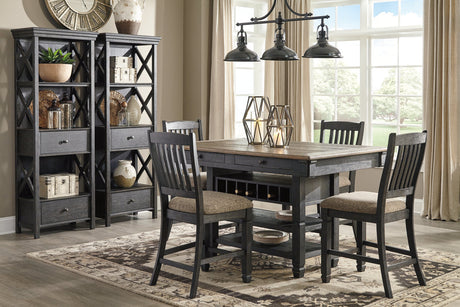 Tyler Creek Black/Gray Display Cabinet by Ashley at Eve Furniture