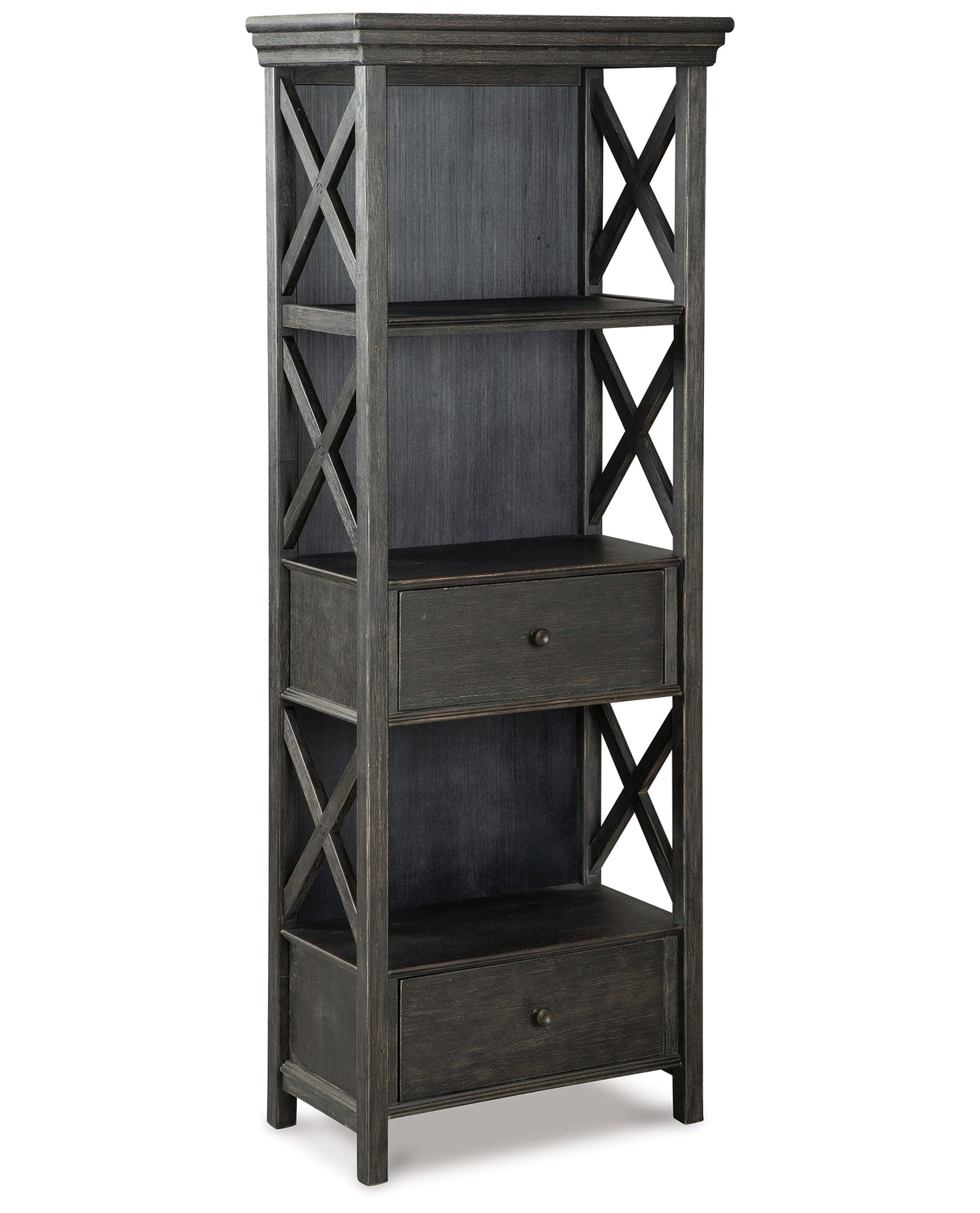 Tyler Creek Black/Gray Display Cabinet by Ashley at Eve Furniture