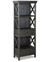 Tyler Creek Black/Gray Display Cabinet by Ashley at Eve Furniture