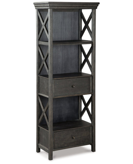 Tyler Creek Black/Gray Display Cabinet by Ashley at Eve Furniture